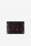 Dime Classic Quilted Cardholder (Burgundy)