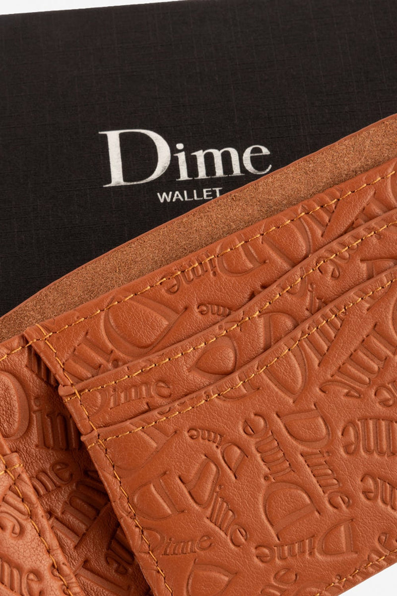 Dime Haha Leather Wallet (Almond)