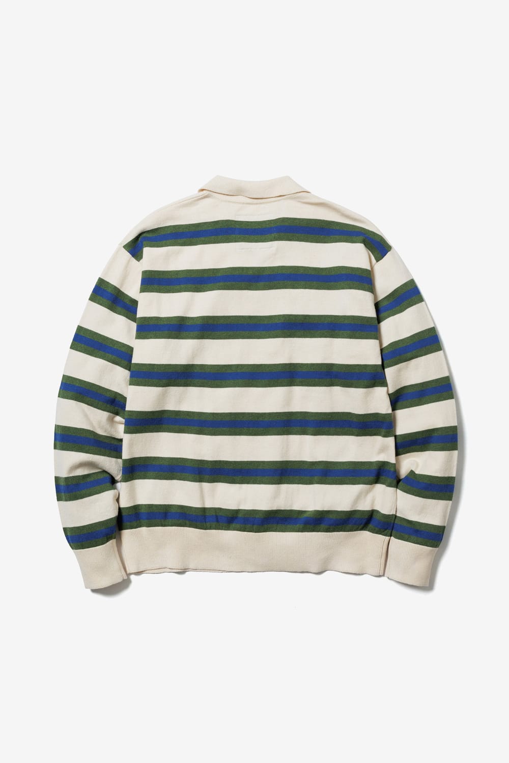 Ecstatic Research Border Polo Knit (White)