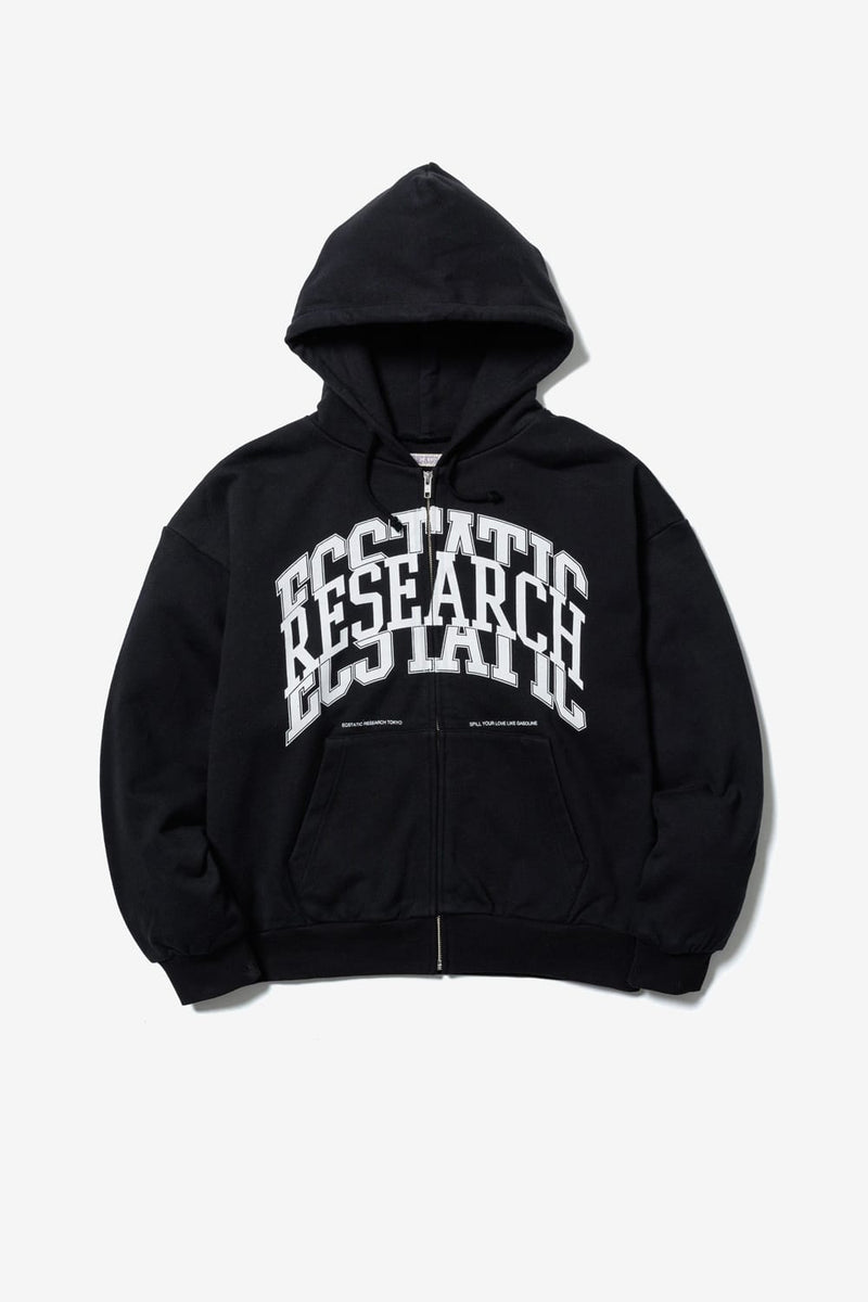 Ecstatic Research Campus Zip Hoodie (Black)