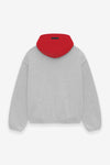 ESSENTIALS Essentials Bulls Hoodie (Light Heather/Red)