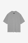 ESSENTIALS Tab Crewneck Tee (Dark Heather Oatmeal)