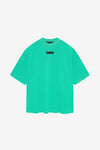 ESSENTIALS Tab Crewneck Tee (Mint Leaf)