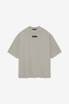 ESSENTIALS Tab Crewneck Tee (Seal)