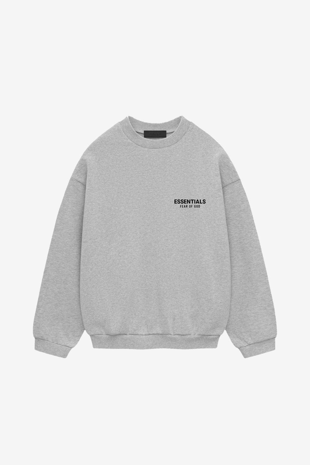 Fear Of God ESSENTIALS Core Fleece Crewneck (Light Heather Gray)