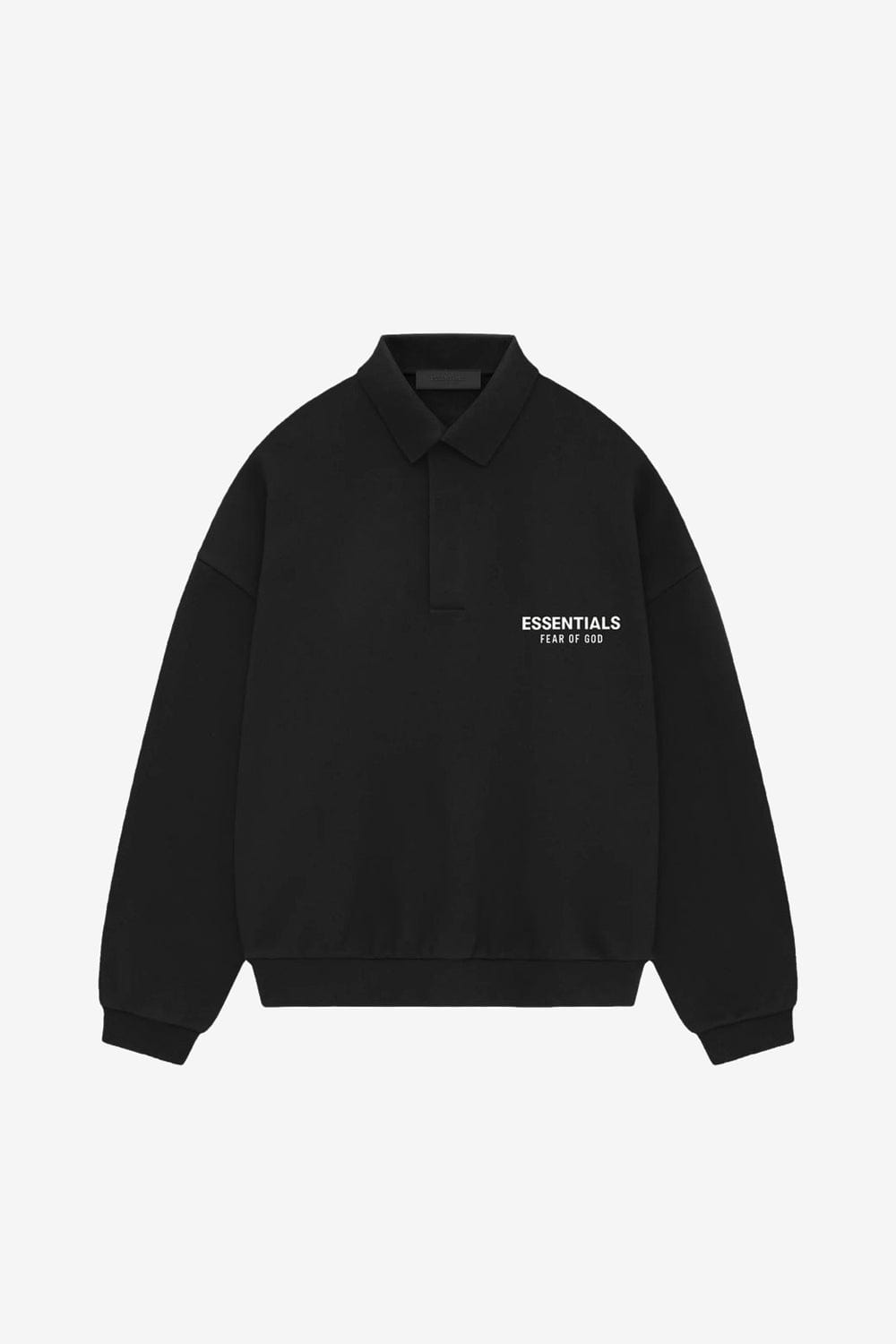 Fear Of God ESSENTIALS Core Fleece Polo (Black)