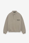 Fear Of God ESSENTIALS Core Fleece Polo (Heather Gray)