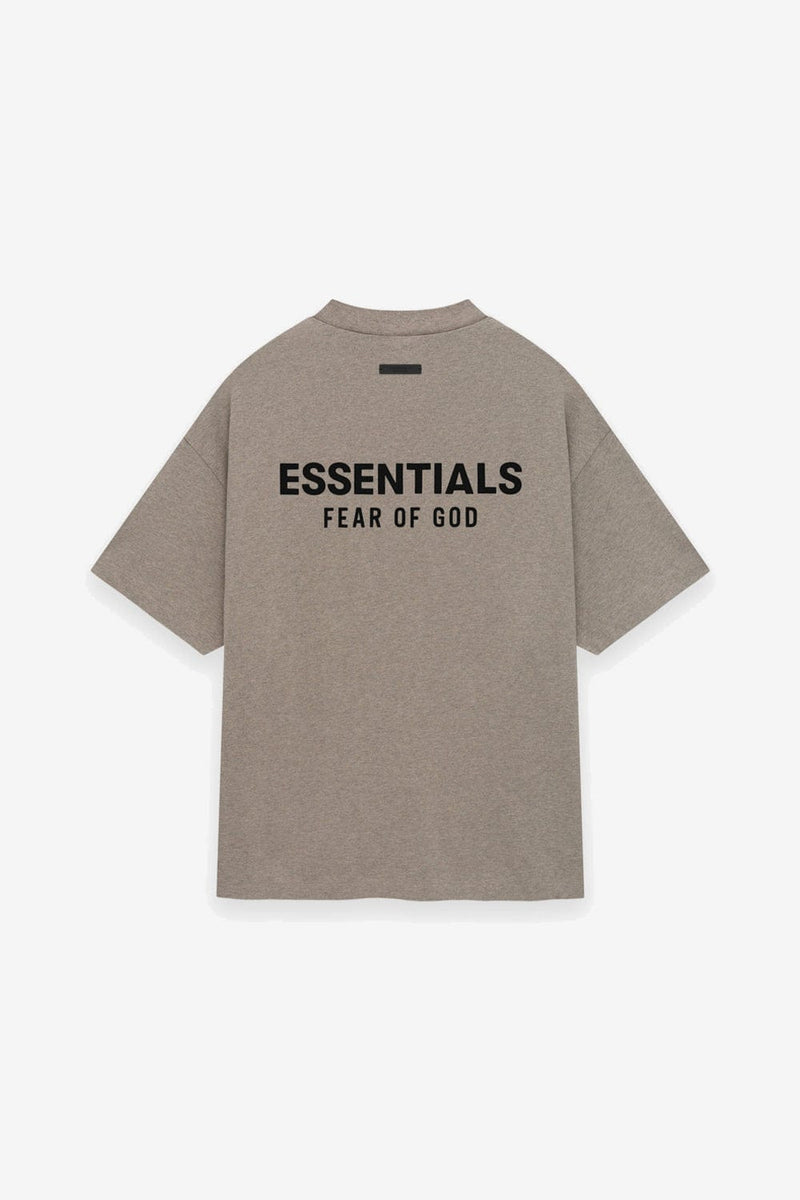 Fear Of God ESSENTIALS Core Jersey Crewneck T-Shirt (Heather Gray)