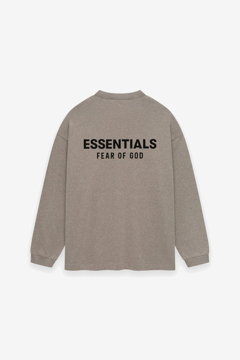 Fear Of God ESSENTIALS Core Jersey Long Sleeve T-Shirt (Heather Gray)