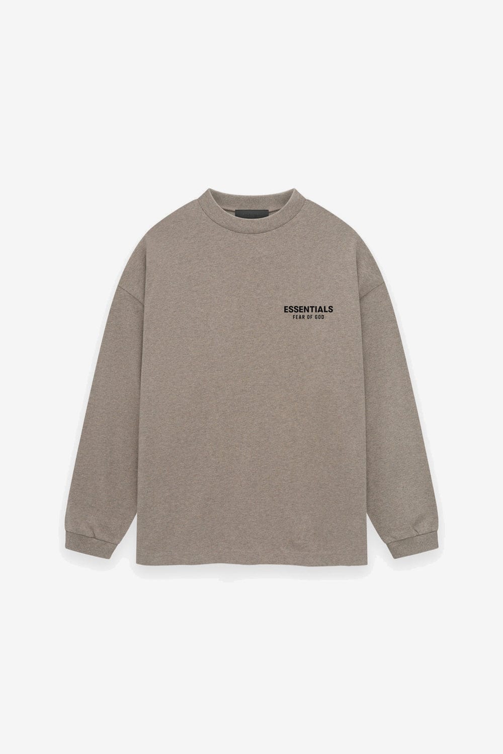 Fear Of God ESSENTIALS Core Jersey Long Sleeve T-Shirt (Heather Gray)