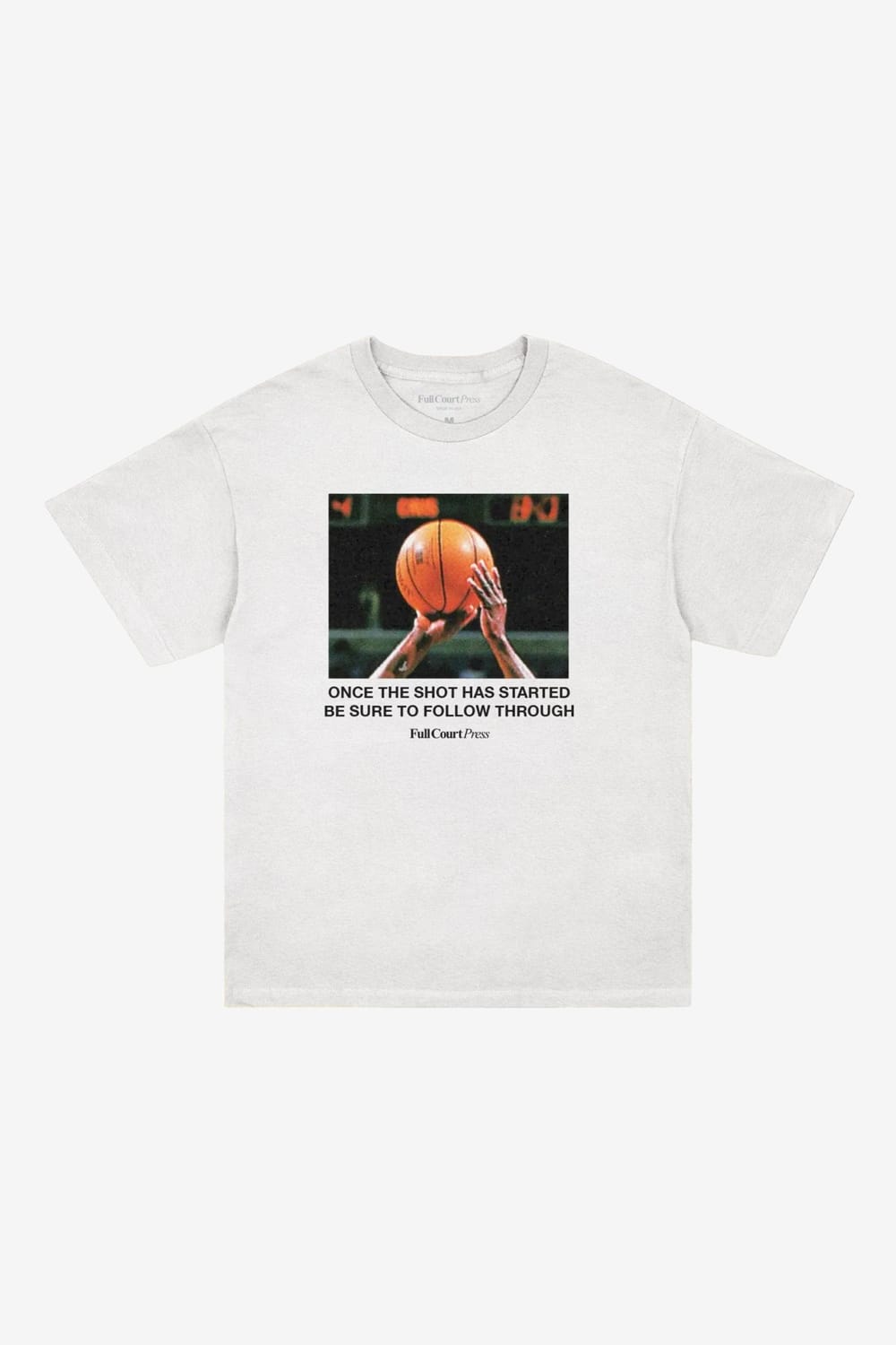 Full Court Press Follow Through Tee (White)