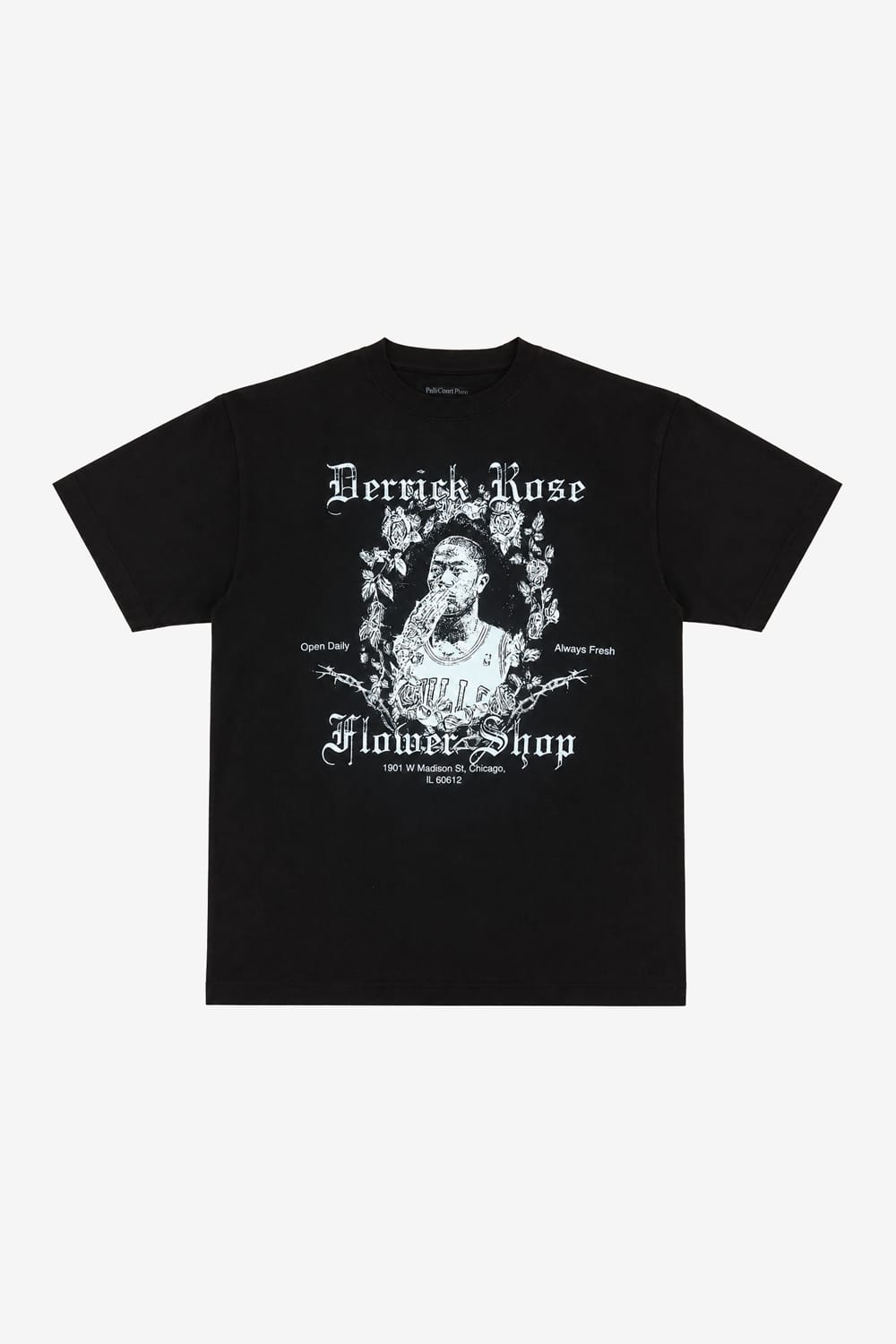 Full Court Press Rose Flower Shop Tee (Black)