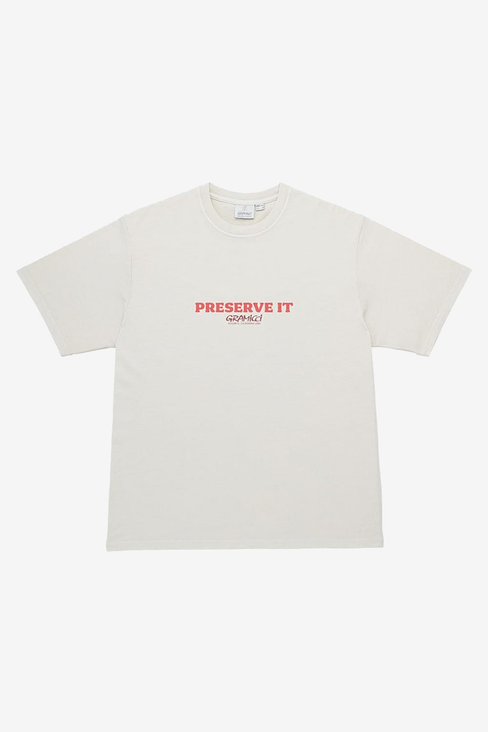 Gramicci Footprints Tee Pigment Dyed (Natural Pigment)