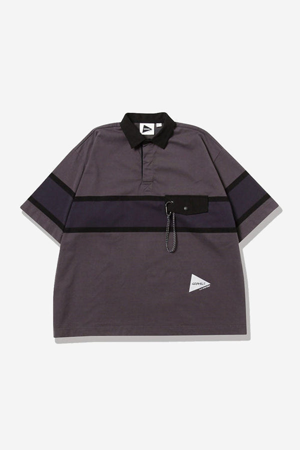 トップス GRAMICCI and wander TECH RUGBY SHIRT Gramicci x and wander Tech Rugby Shirt (Charcoal) - Commonwealth
