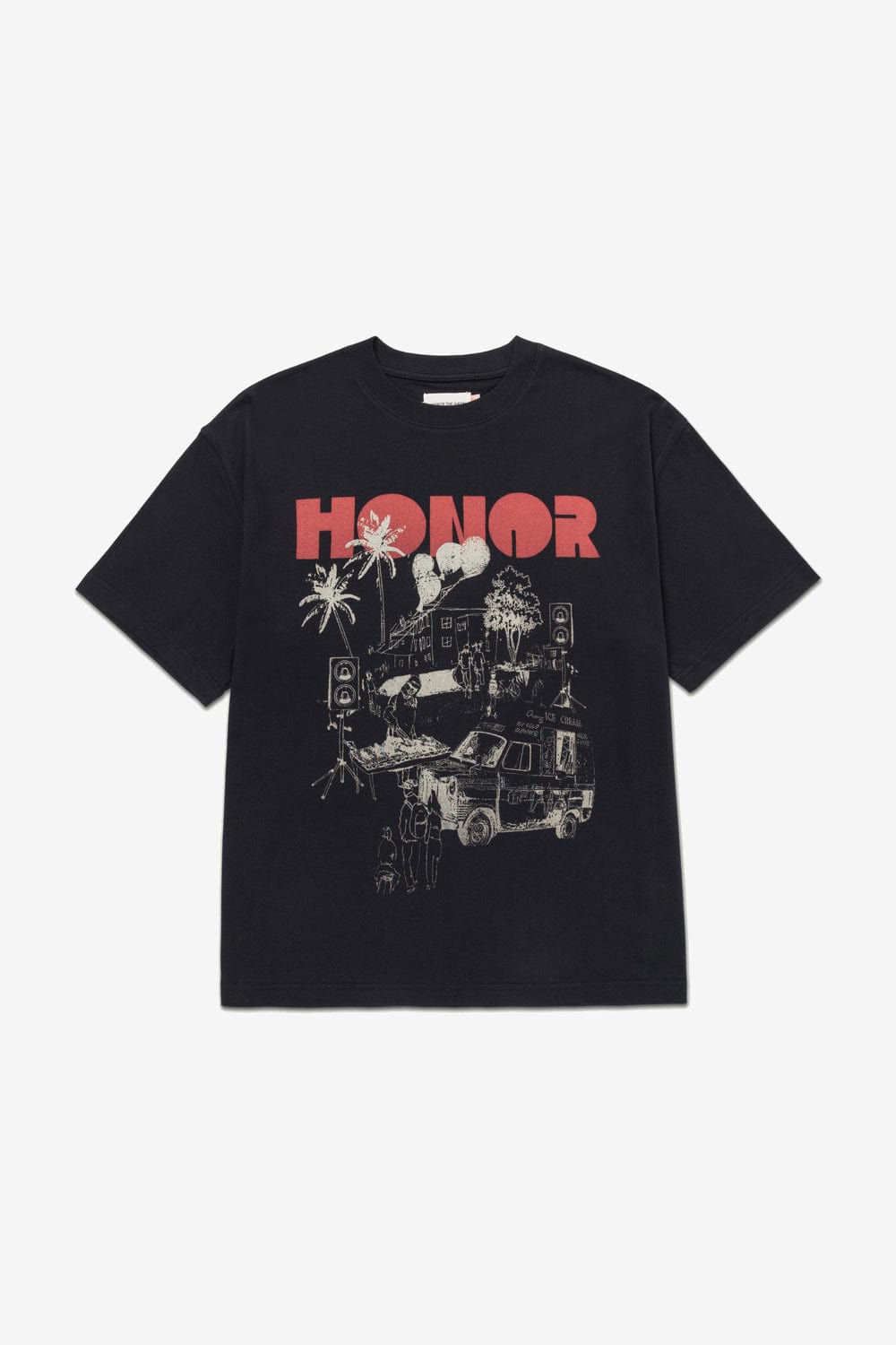 Honor The Gift Block Party T-Shirt (Black)