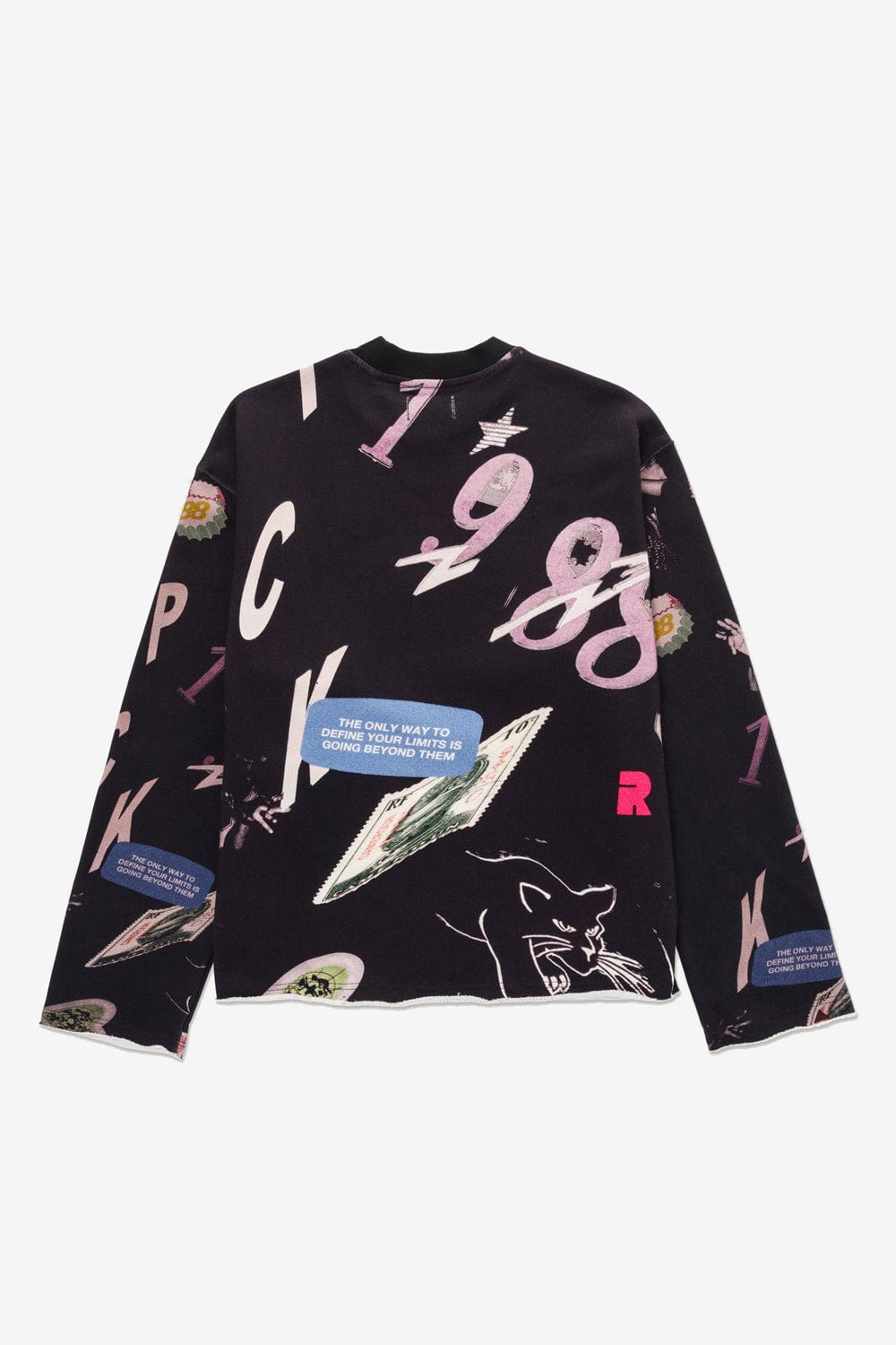 Honor The Gift Collage Crewneck (Black)