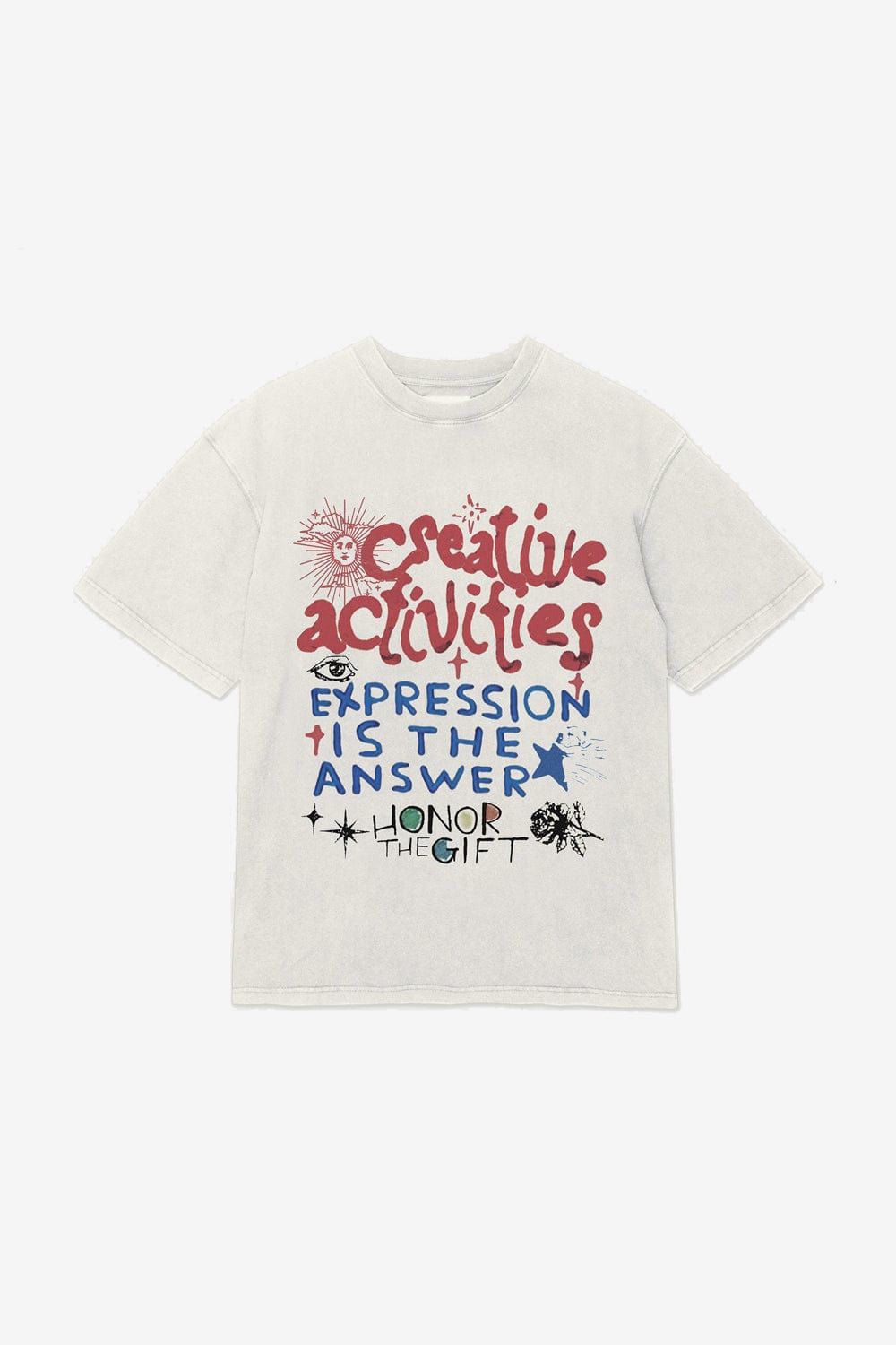 Honor The Gift Creative Activities Tee (Bone)
