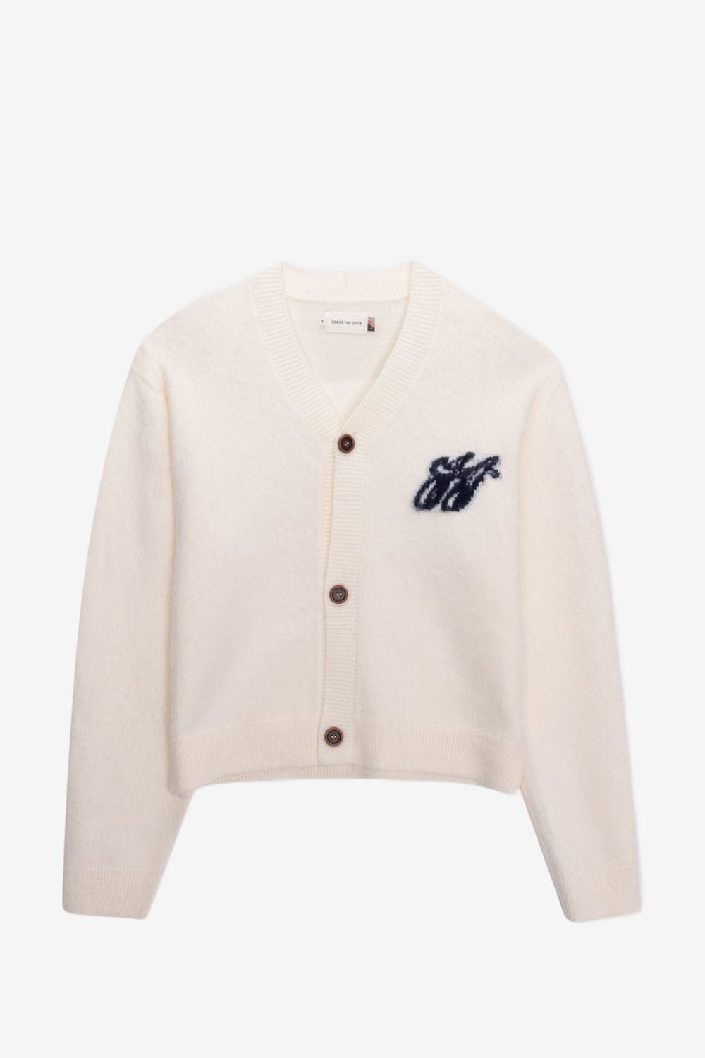 Honor The Gift H Brushed Knit Cardigan (Bone)