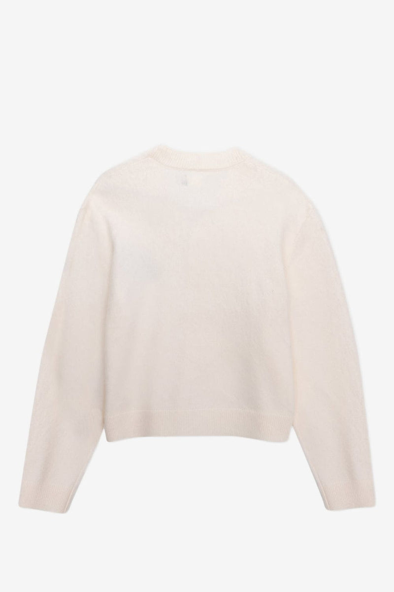 H Brushed Knit Cardigan