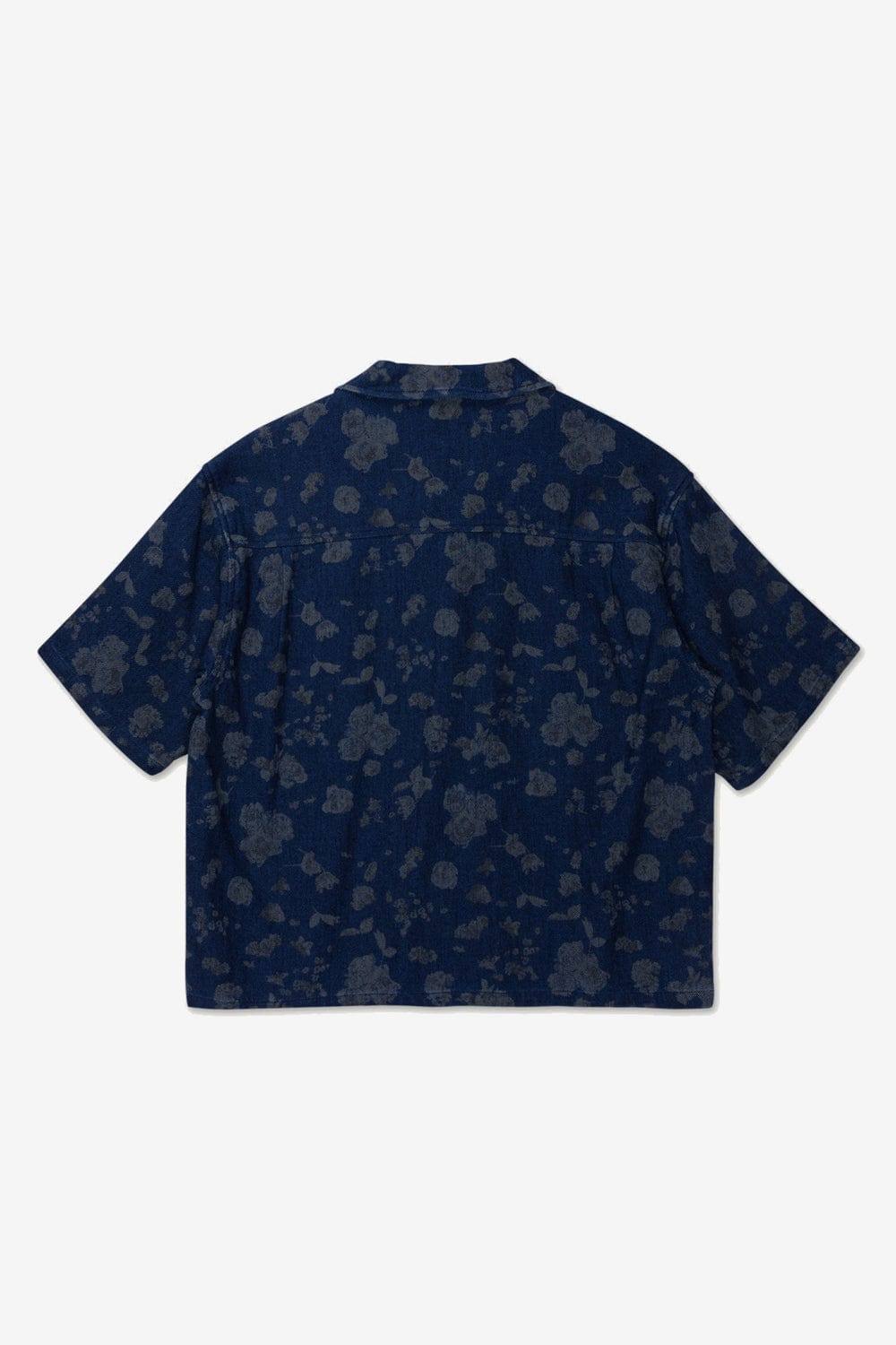 Honor The Gift Indigo Floral Camp Shirt (Blue)