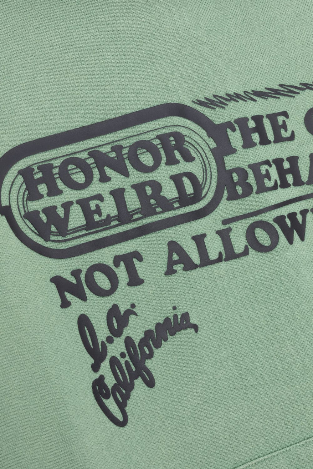 Honor The Gift Not Allowed Hoodie (Mint)