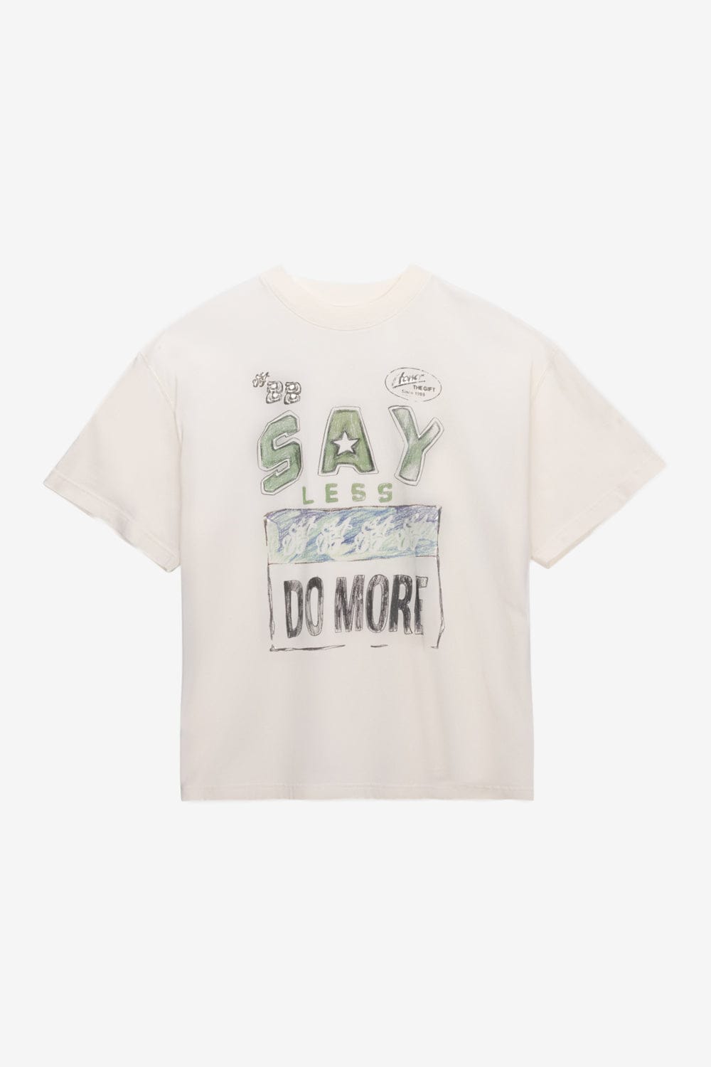 Honor The Gift Say Less Do More Tee (White) - Commonwealth