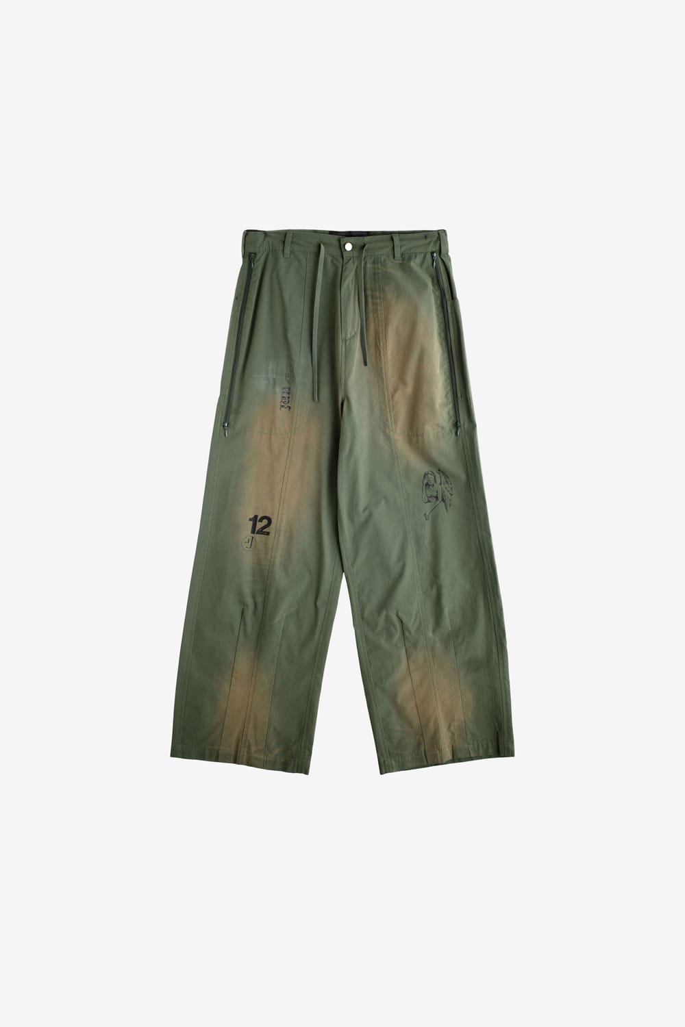 Jungles Jungles Sketches Balloon Pant (Green)