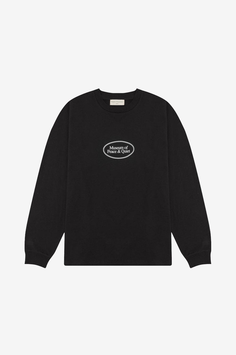 Museum of Peace & Quiet Classic MOPQ Longsleeve Tee (Black)
