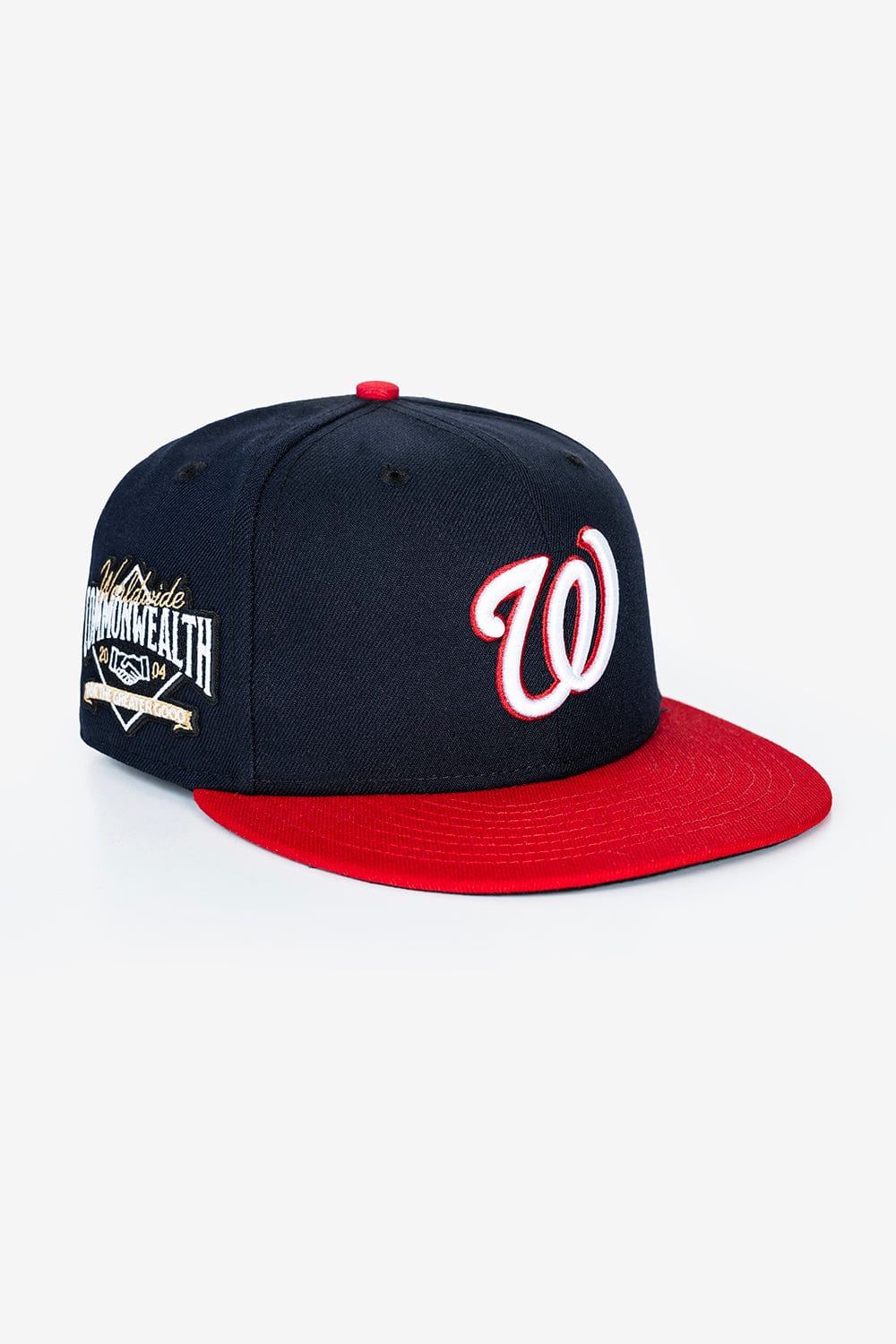 New Era Commonwealth DC Worldwide 59Fifty Fitted Hat (Navy/Red)