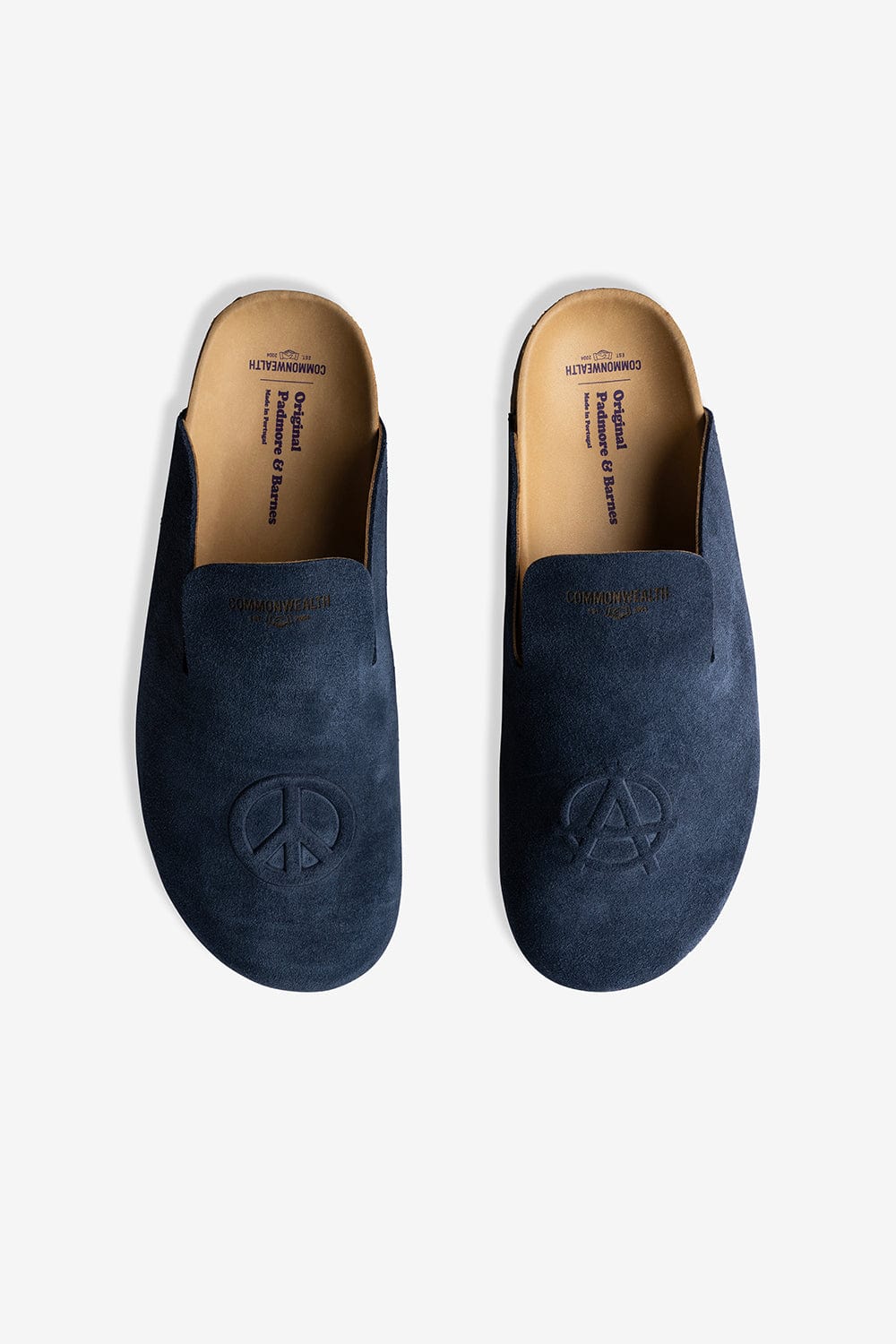 Padmore & Barnes Commonwealth Balance 4281 Mules (Navy)