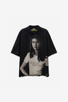 PLEASURES Funky Donkey Boxy Polo (Black)