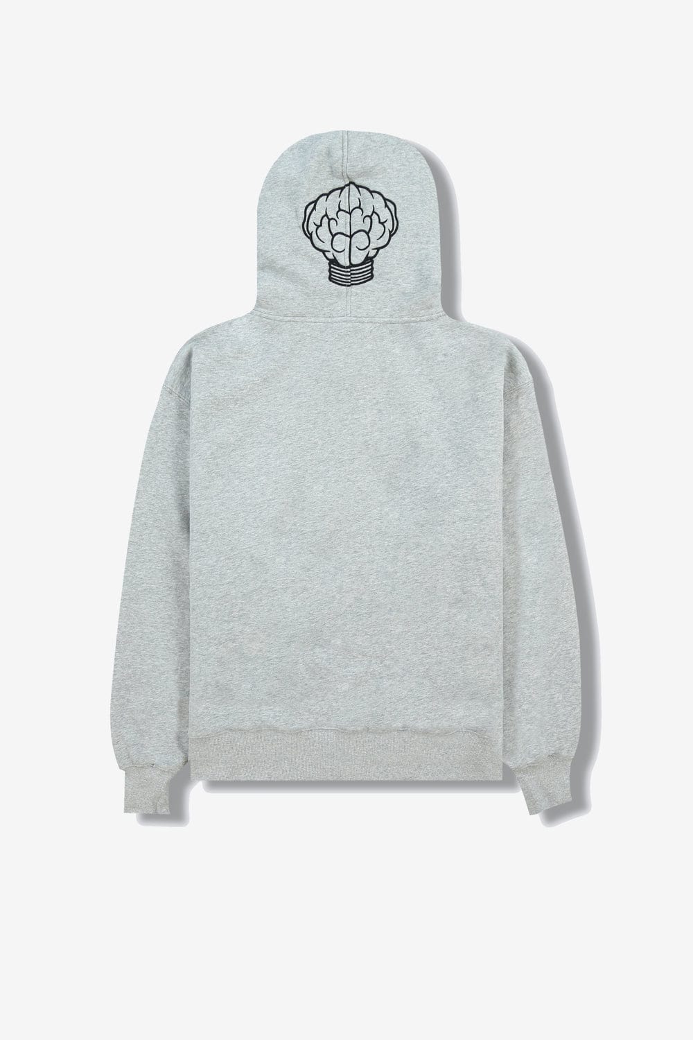 PLEASURES N*E*R*D Zip Up Hoodie (Heather Grey) - Commonwealth