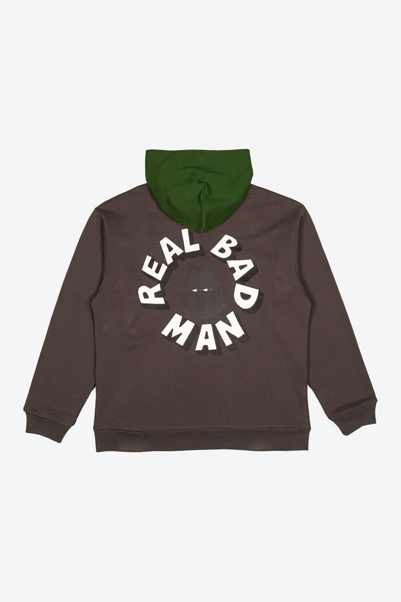 Real Bad Man RBM Hood Fleece (Washed Black)