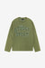 Stussy 2 Tone Cotton Mesh LS Crew (Green)