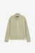 Stussy Brushed Mock Full Zip Merino Sweater (Sage)