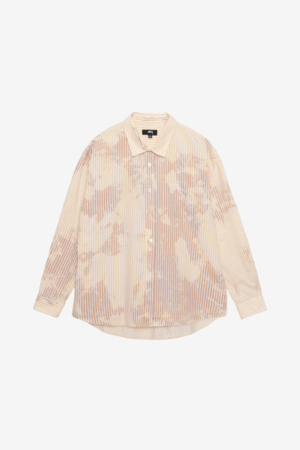 トップス Stussy CLASSIC LS SHIRT BLEACHED POPLIN stussy-classic-ls-shirt-