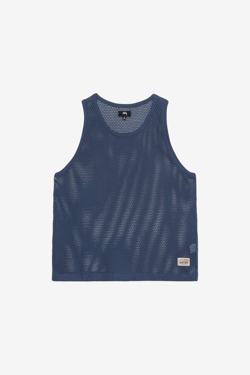 Stussy Cotton Big Mesh Tank (Navy)