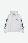 Stussy Dragons Zip Hood (Ash Heather)