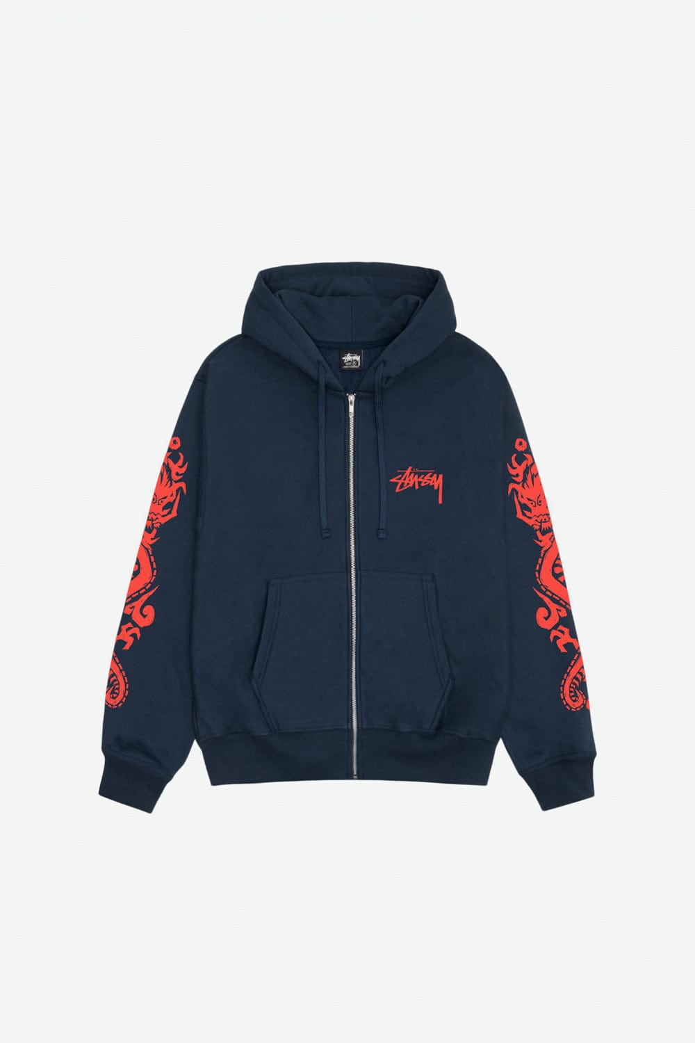 Stussy Dragons Zip Hood (Navy)