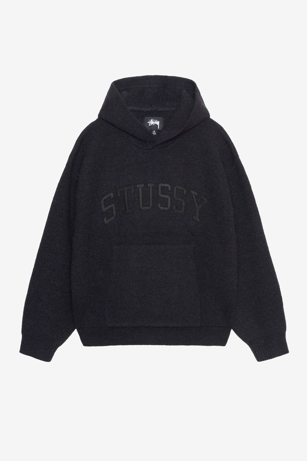 ★STUSSY★FELT PATCH KNIT HOODIE★ Felt Patch Knit Hoodie | Loading Store