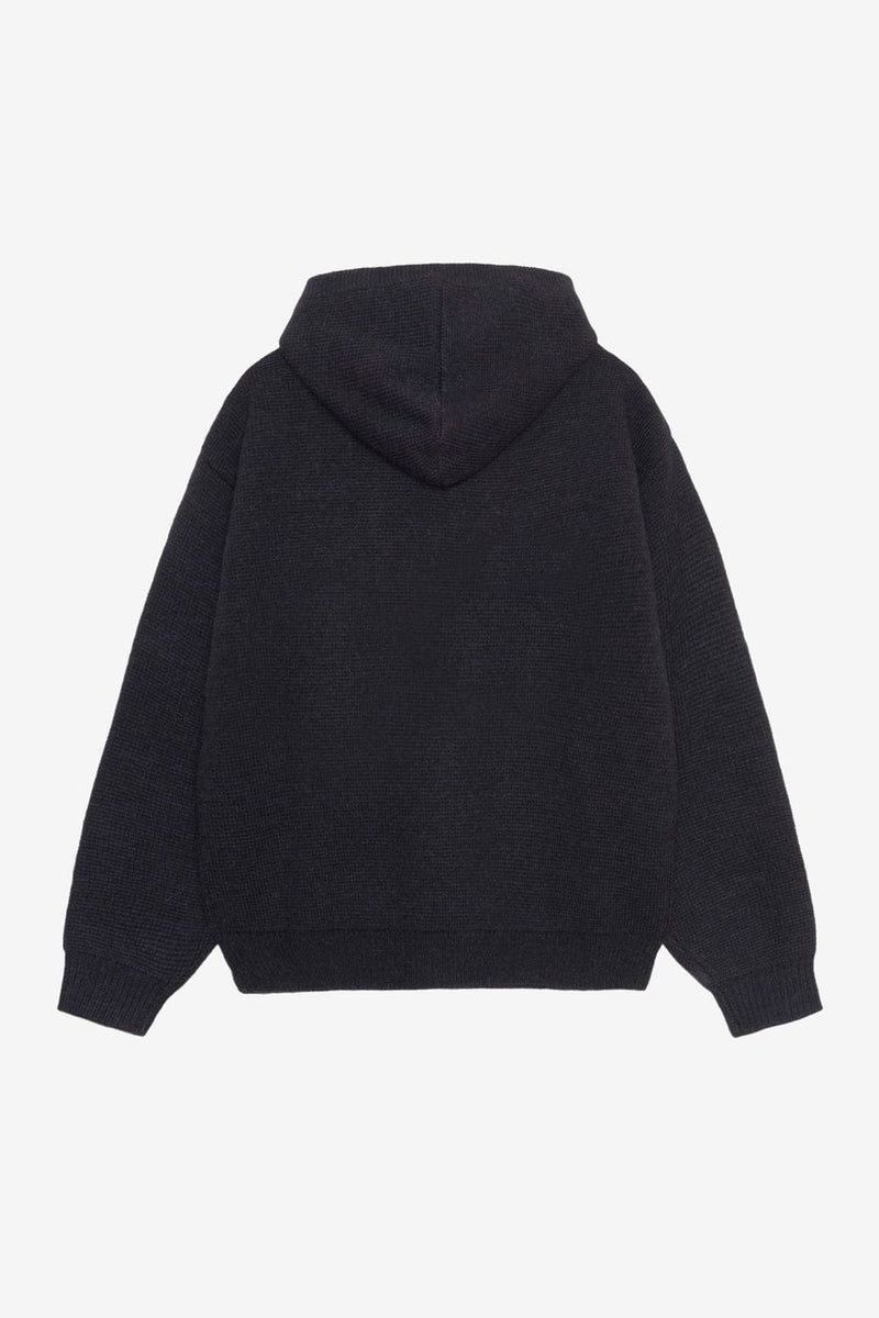 Stussy Felt Patch Knit Hood (Black)