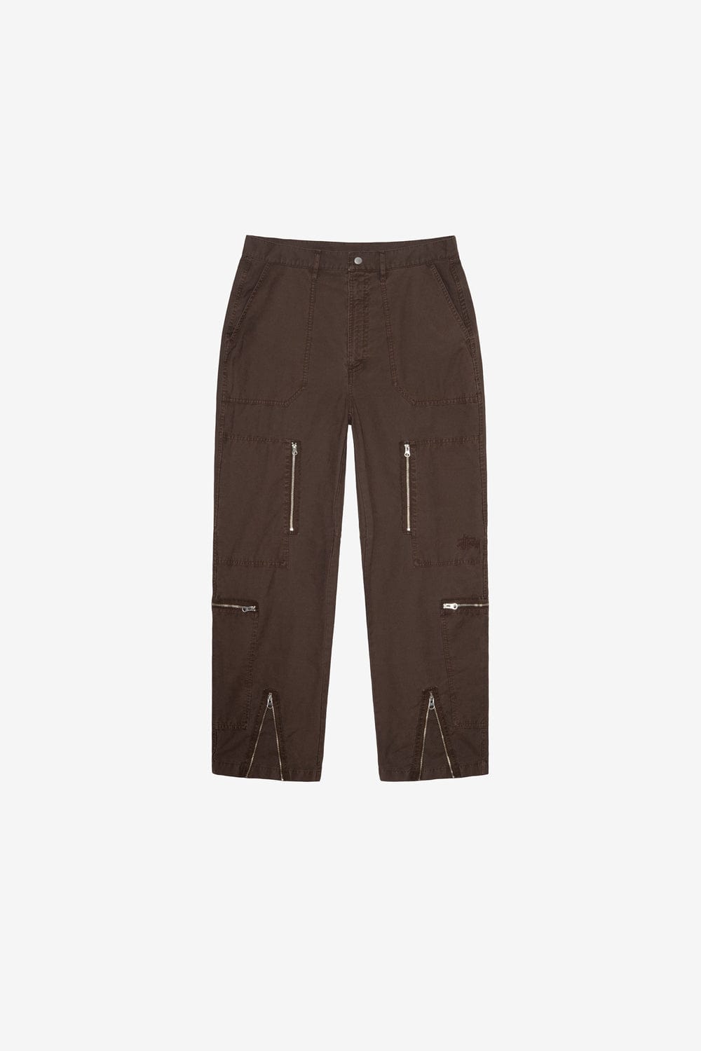 Stussy Flight Pant NyCo Pigment Dyed (Brown)