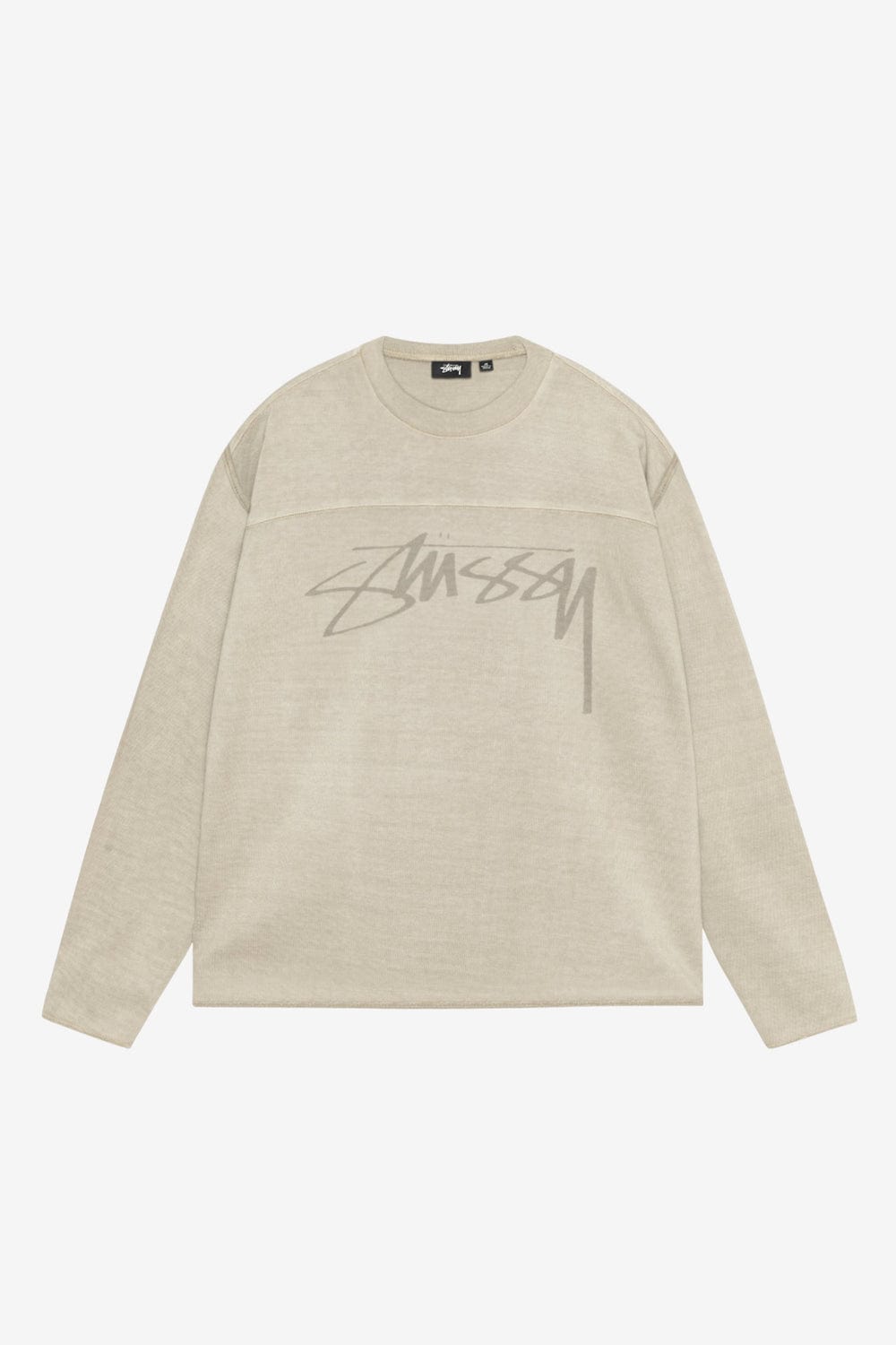 Stussy Football Crew Pig. Dyed (Sand)