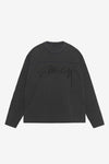 Stussy Football Crew Pig. Dyed (Washed Black)