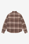 Stussy Heavy Washed Plaid Shirt (Brown)