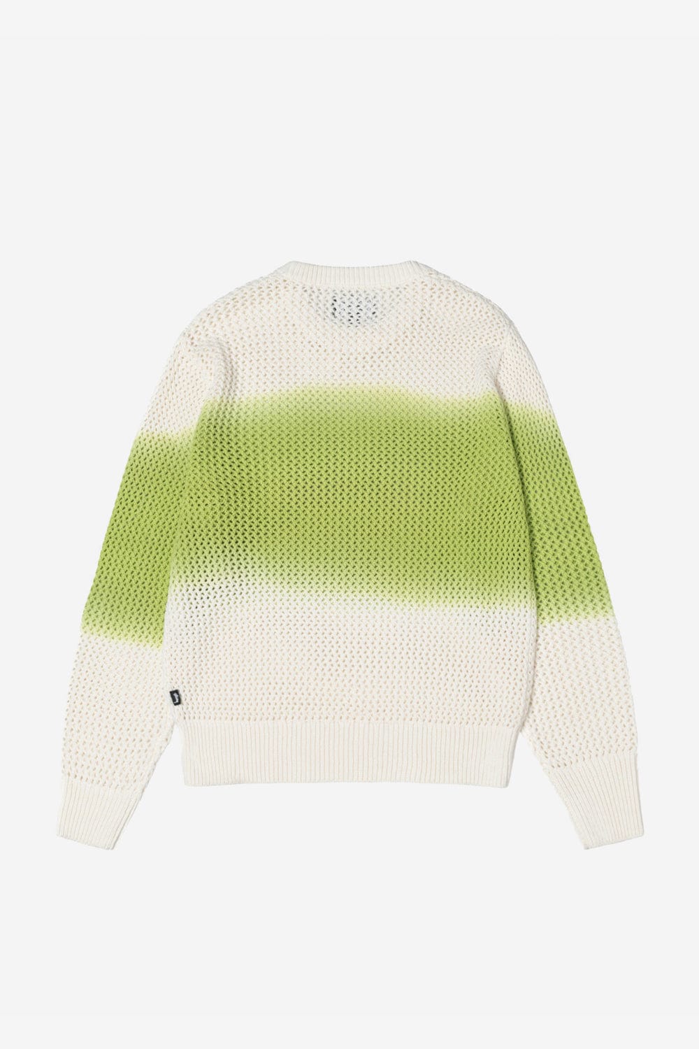 Stussy Pigment Dyed Loose Gauge Sweater (Bright Green) - Commonwealth