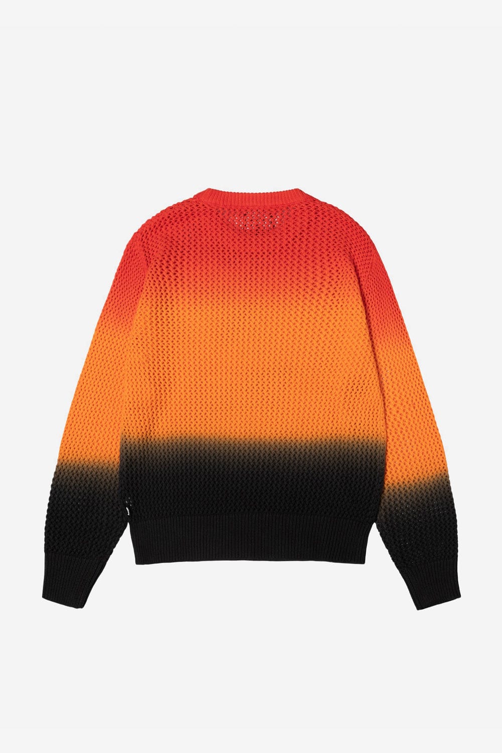 Stussy Pigment Dyed Loose Gauge Sweater (Lava) - Commonwealth