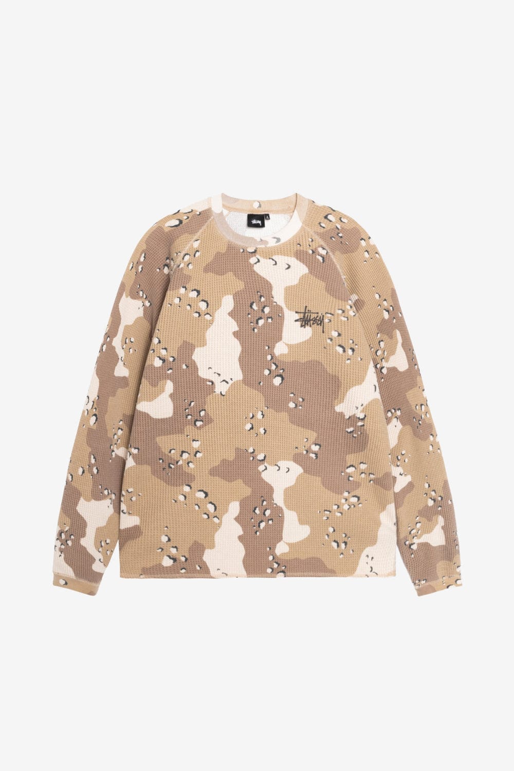 Stussy Raglan Thermal Basic Stock (Desert Camo)