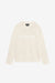 Stussy Roll V-Neck Logo Sweater (Natural)