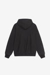 Stussy Satin Patch Oversized Hood (Washed Black)